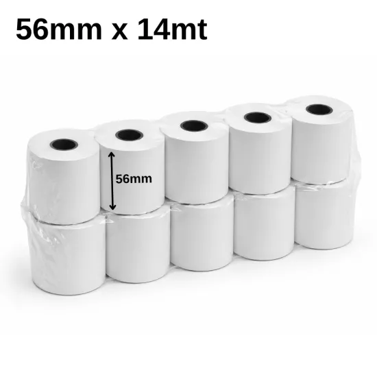 56mm x 14mt Termal Rulo Yazar Kasa Pos Kağıt, Pos Rulo Fiyatları
