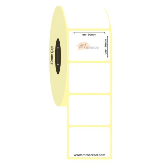 60x40 Lamine Termal Etiket | Lamine Etiket