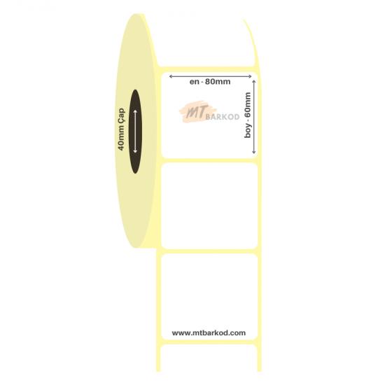 80x60 Kuşe Etiket, Barkod Etiket, Yazıcı Etiketleri