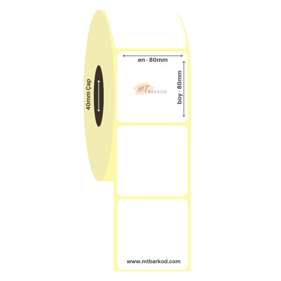 80x80 Termal Etiket | Barkod Etiket