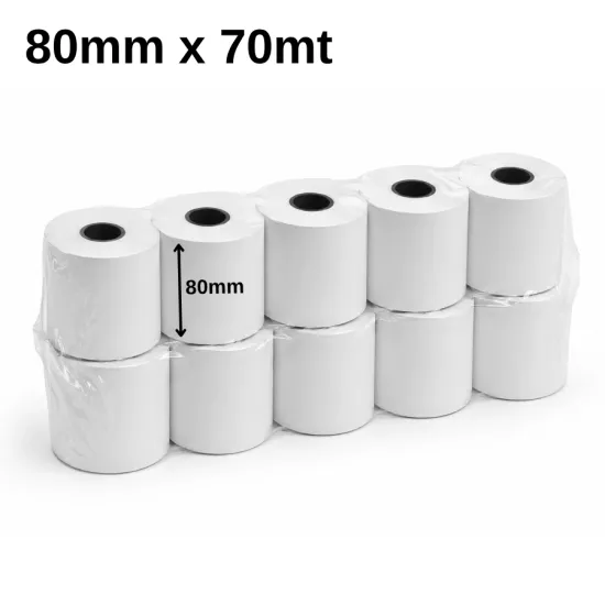 80mm x 70mt Termal Rulo Pos Kağıt, Termal Rulo Pos Kağıt Fiyatı