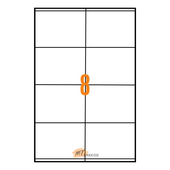 105 mm x 74 mm A4 Lazer Etiket, Modelleri ve Fiyatları, 105x74 Lazer Etiket, 105 x 74 A4 Lazer Etiket